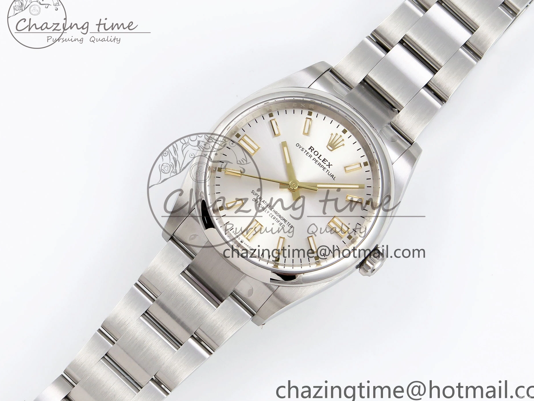 Perpetual Clean 36mm 1:1 Best Oyster Edition VR3230 Steel Silver Dial 126000 Bracelet on SS 904L 0519